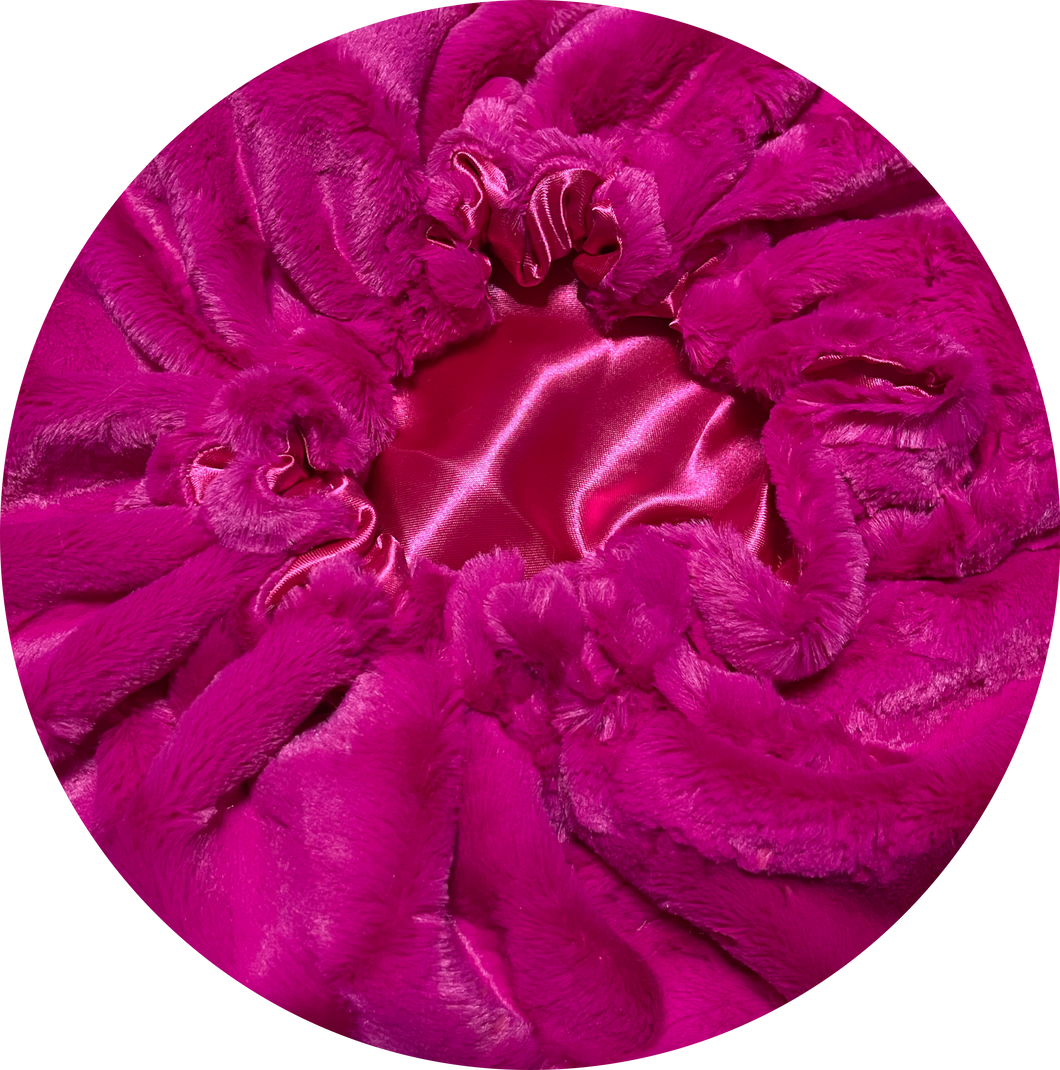 Pink SBB Fur Bonnet