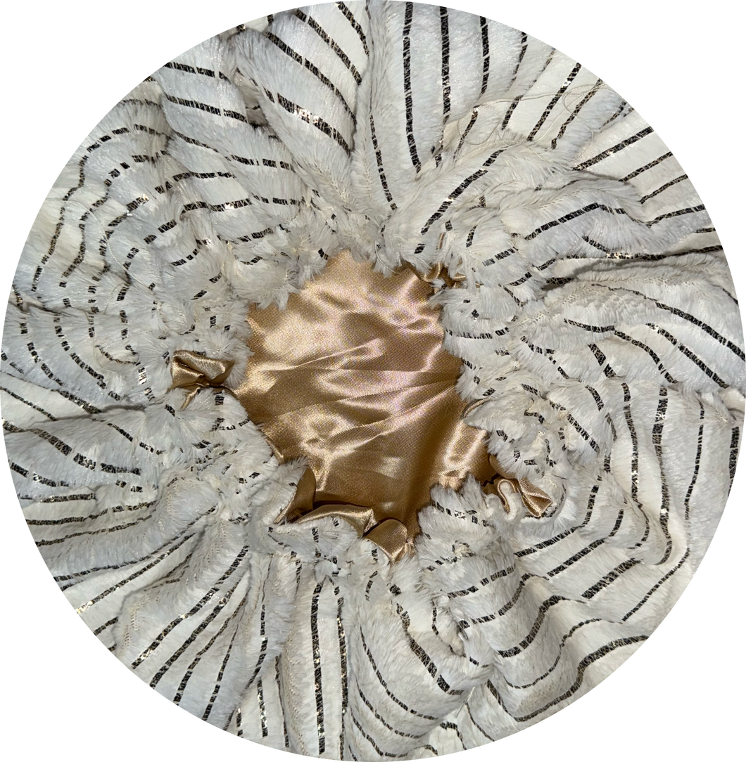 Sparkle Gold SBB Fur Bonnet