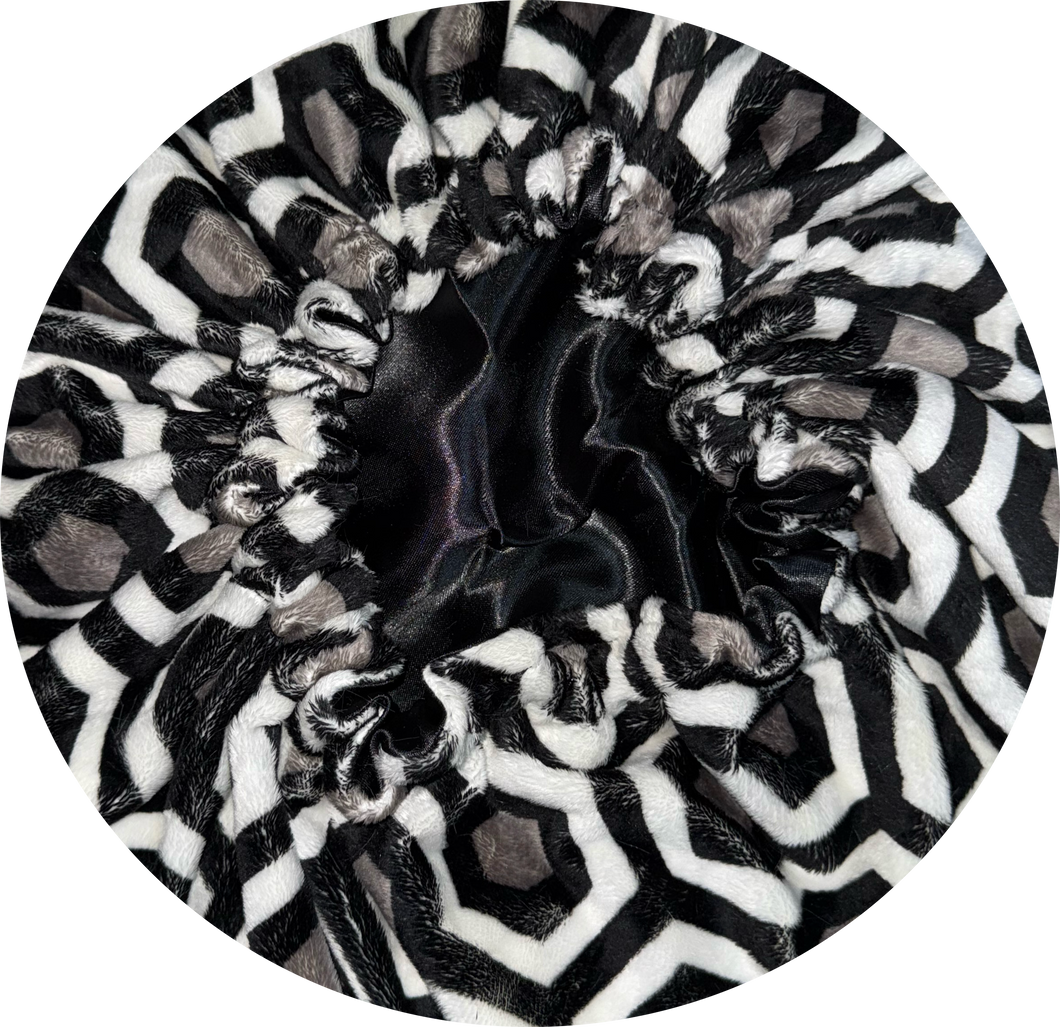 Black SBB Velvet Bonnet