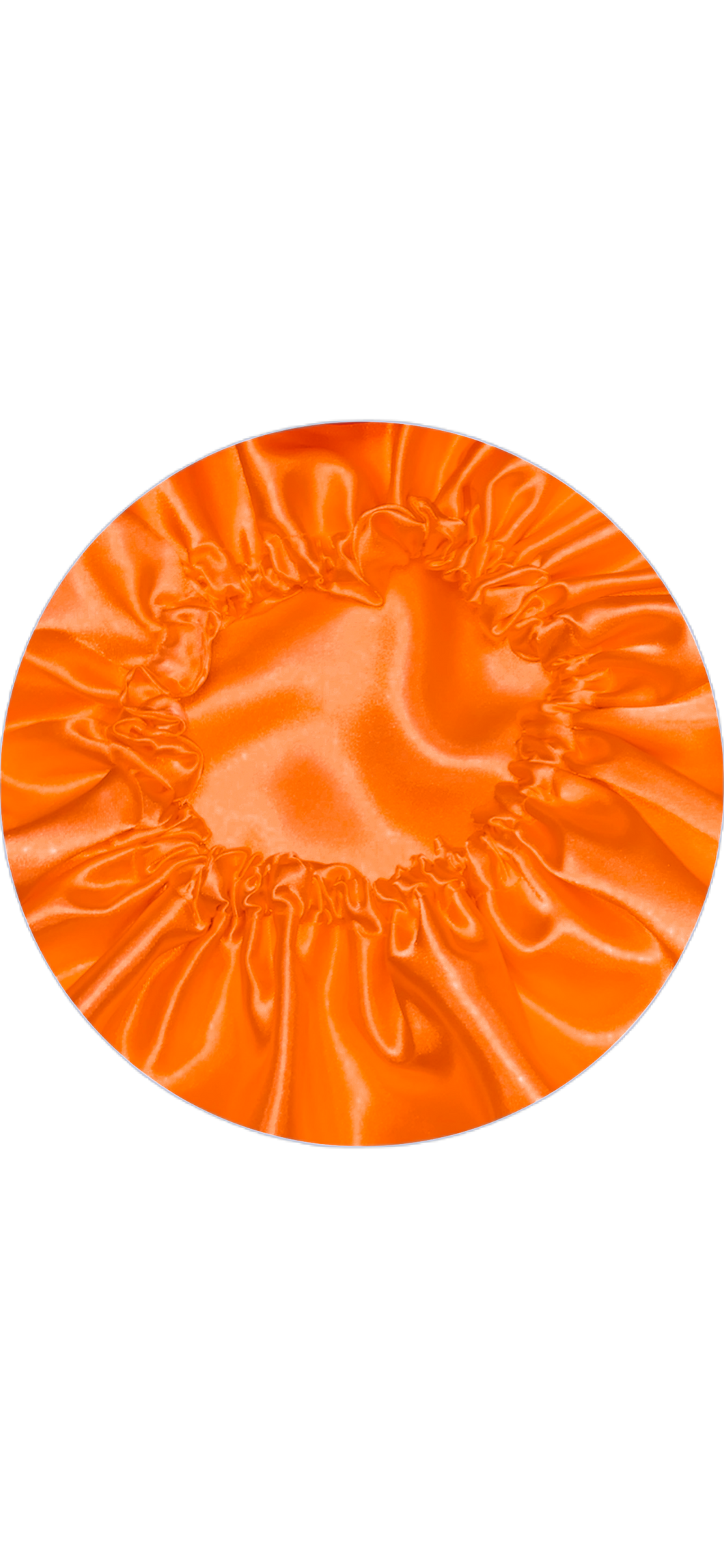 Orange SBB Satin Bonnet