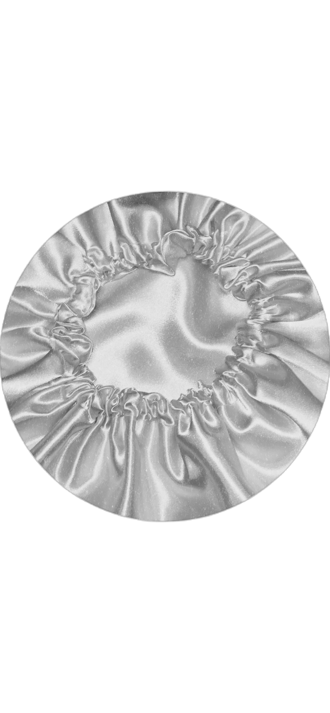Silver SBB Satin Bonnet