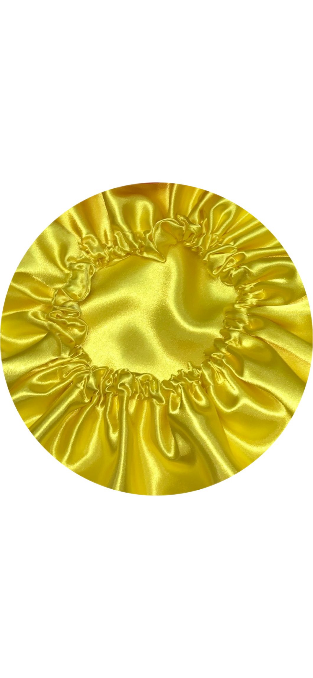 Yellow SBB Satin Bonnet