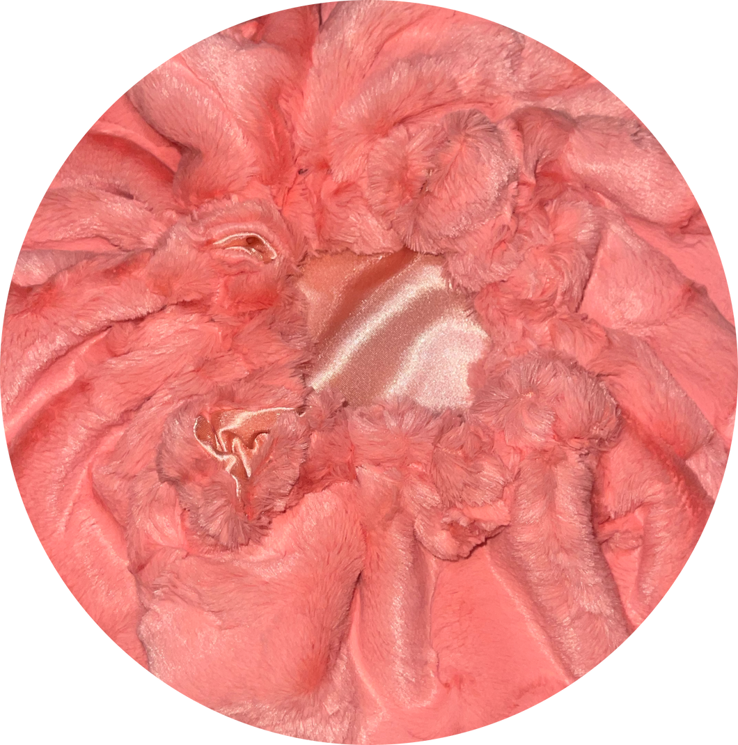 Peach SBB Fur Bonnet