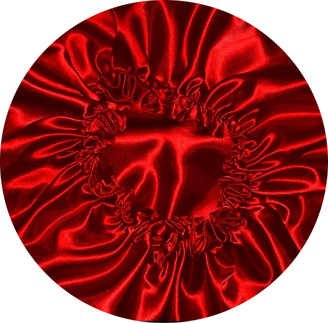Red SBB Satin Bonnet