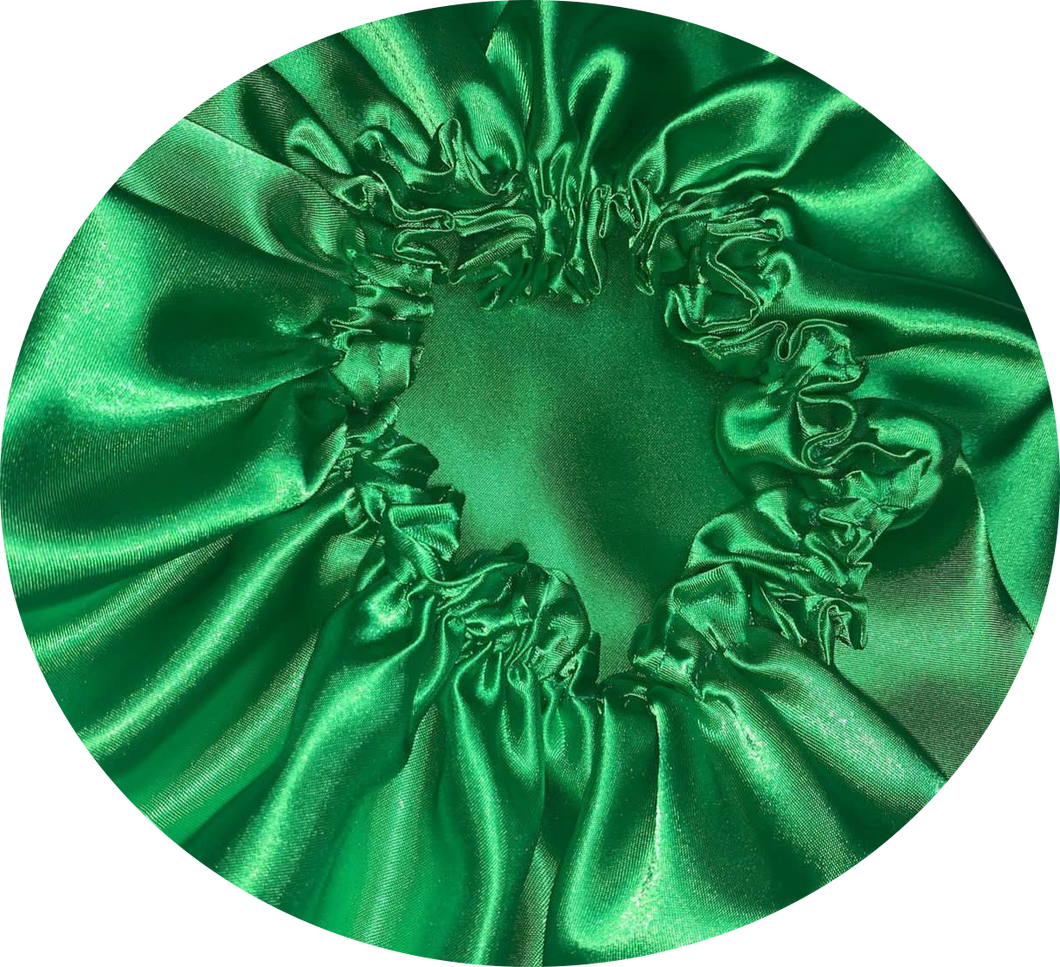 Green SBB Satin Bonnet